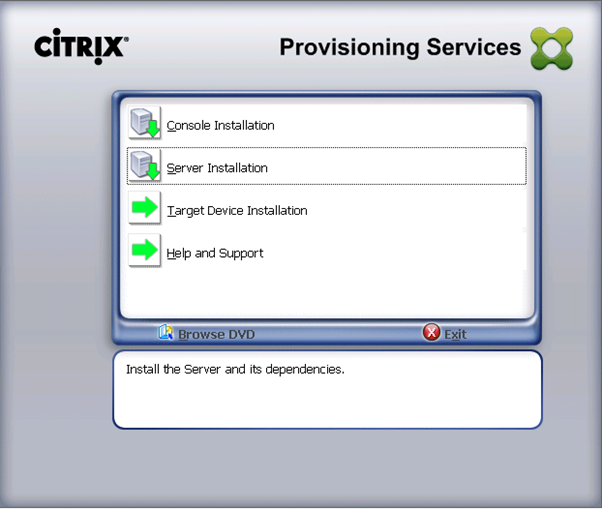 Citrix Server Installation Steps